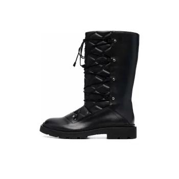BALLY Lace up Leather Boots Women's
