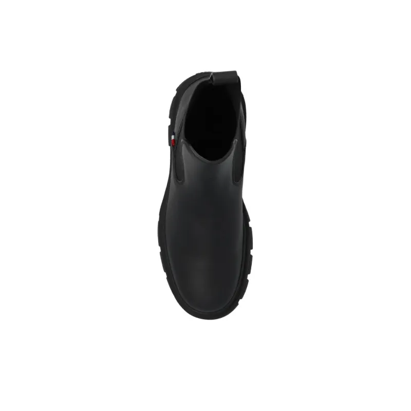 Moncler Hevea Short Chelsea Boots 7.8cm Men's Black-4