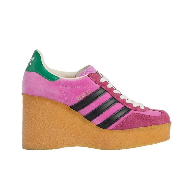 GUCCI Adidas X GUCCI Women's Gazelle 'Pink Velvet'-1
