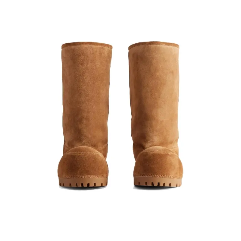 Balenciaga FW24 SKIWEAR Collection Knee high Boots Women's Brown-3