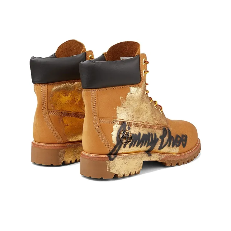 Timberland x Jimmy Choo Fashion Ankle Boots Men's Brown-3