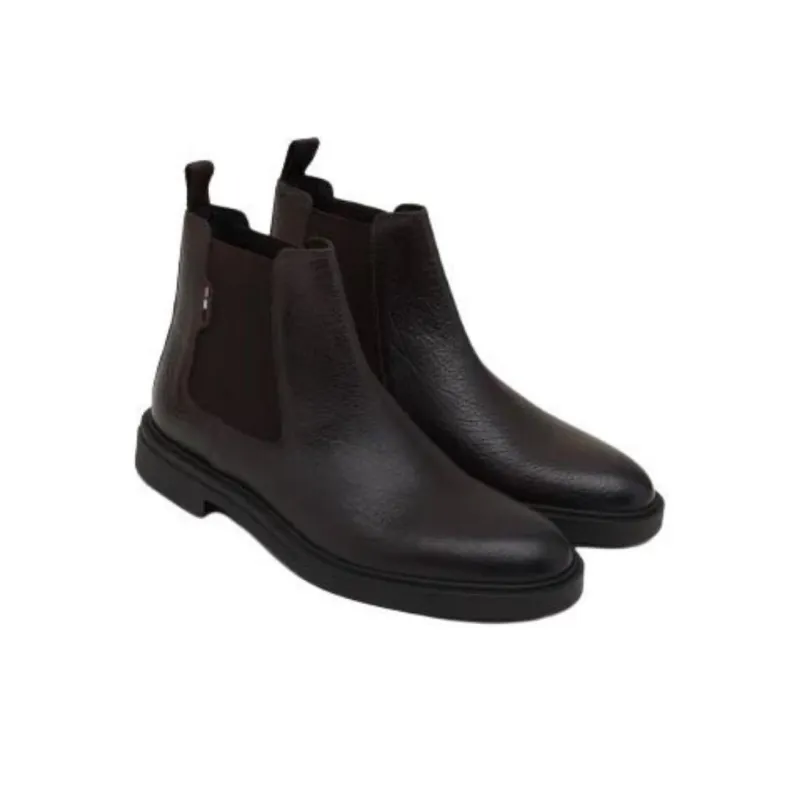 HUGO BOSS Calev Chelsea Boots Men Dark Brown-5