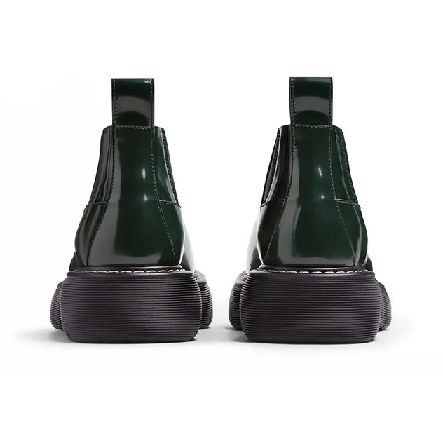 Bottega Veneta The Bounce Swell Shoe Dark Green-4