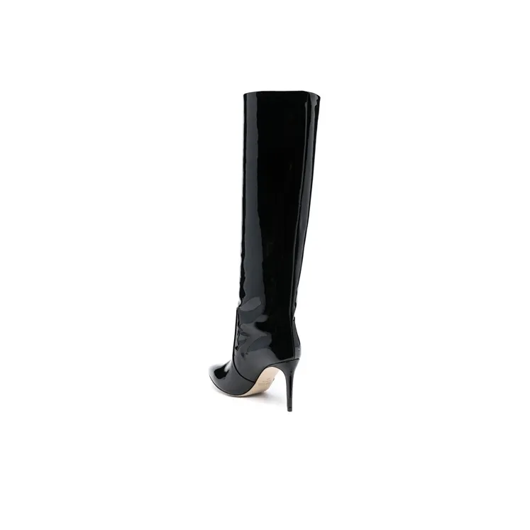 Paris Texas Knee-High Boots 9cm Women's Black-3