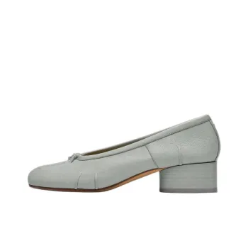 Maison Margiela Tabi Chunky Heel High Heels 3cm Women's Green