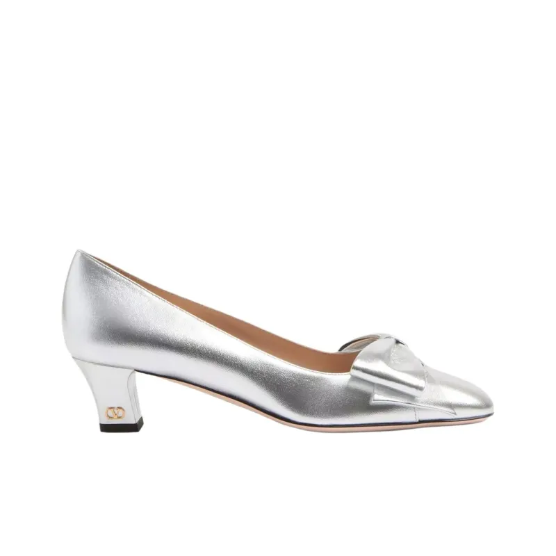 Valentino BOWOW High Heels 4.5cm Women's Silver-1
