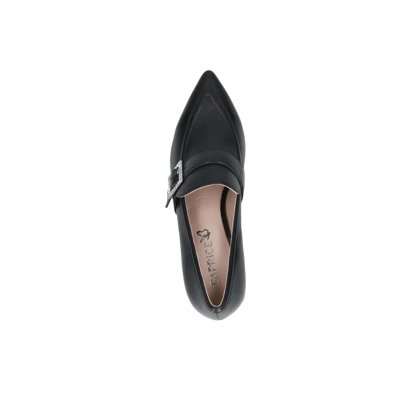 CAPRICE Gillian Block Heel High Heels 5.5cm Women's Black-3