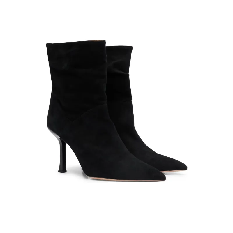 HUGO BOSS Ankle Boots 9cm Women's Black-2