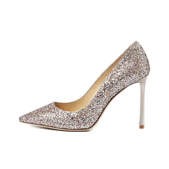 Jimmy Choo Romy High Heels Women's Silver