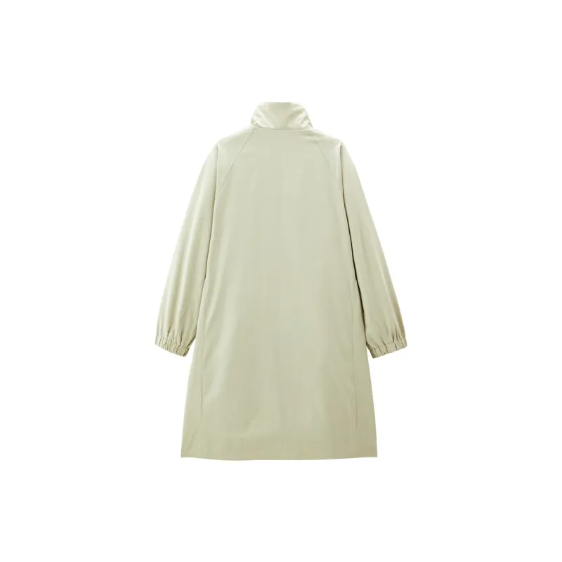 LEDIN Trench Coat Women's Matte Mint Green-1