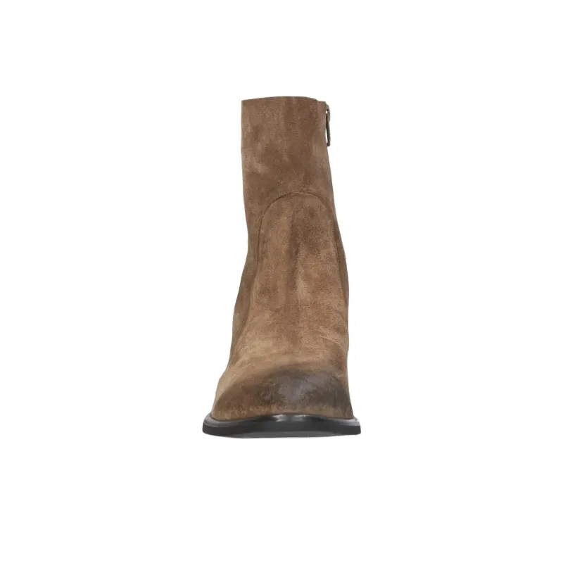 STRATEGIA Tronchetto Ankle Boots 6cm Women's Tan-3