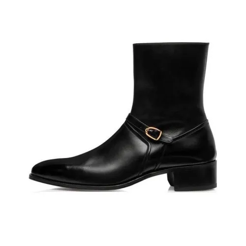 TOM FORD Buckle-embellished Ankle Boots