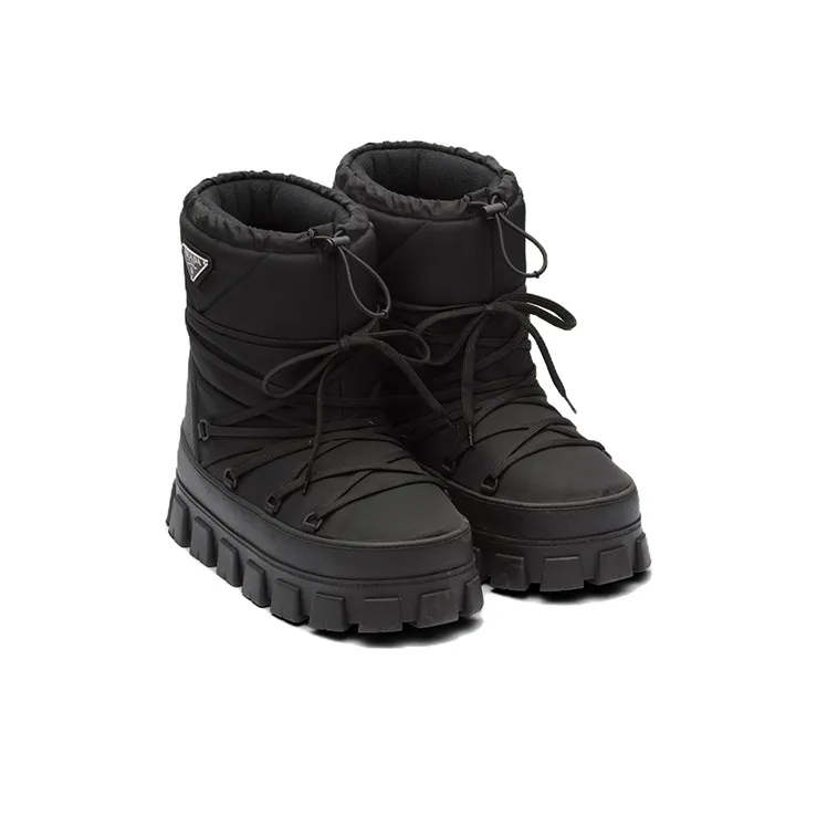 PRADA Nylon Gabardine Après Ski Boots-2