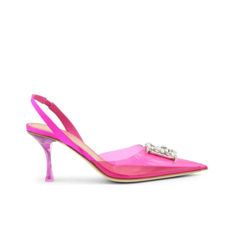 DSQUARED 2 Logo Embellished Pointed Toe Pumps-1