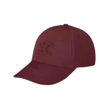 CELINE Triomphe Baseball Cap In Cotton