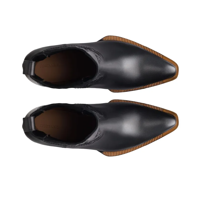 Magnanni Dolly Short Chelsea Boots 6cm Women's Black-3