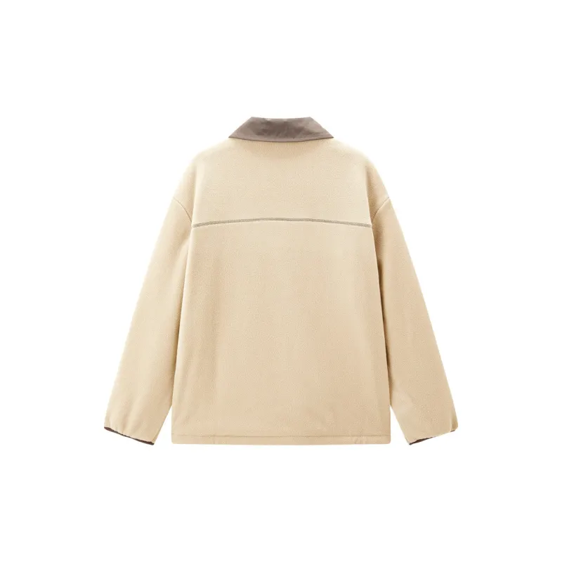 LEDIN Velvet Jackets Women's Dark Apricot Brown-1