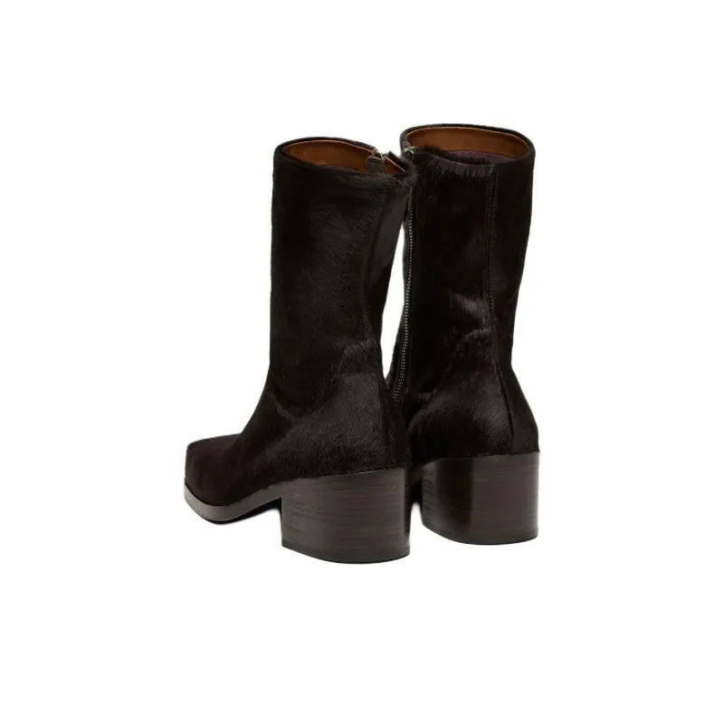 Marsèll Square Toe Zipped Ankle Boots Women's-3