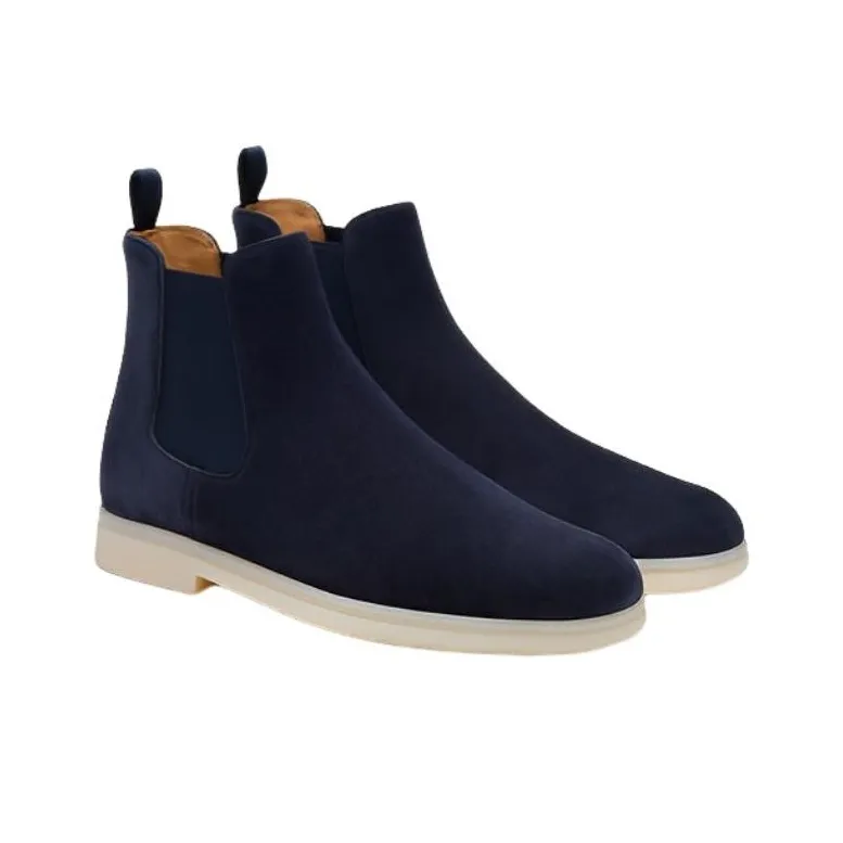 CHURCH'S Longfield Suede Chelsea Boots-3
