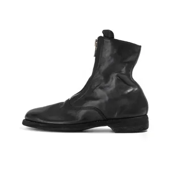 GUIDI 210 Ankle Boots Men's Black