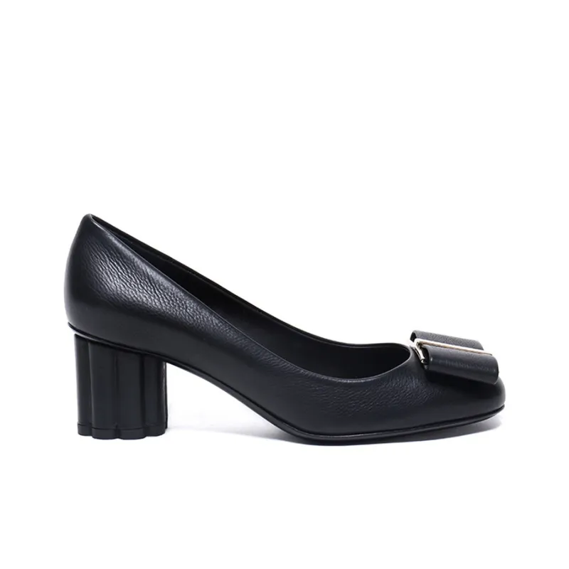 FERRAGAMO Capua 55 Collection High Heels 5.5cm Women's Black-1