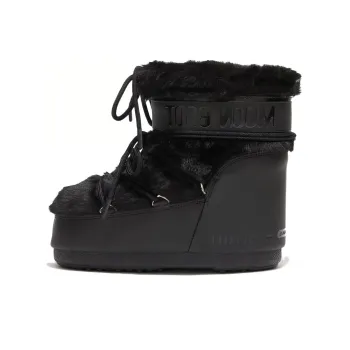 Moon Boot Icon Low Faux Fur Lace Up Boots