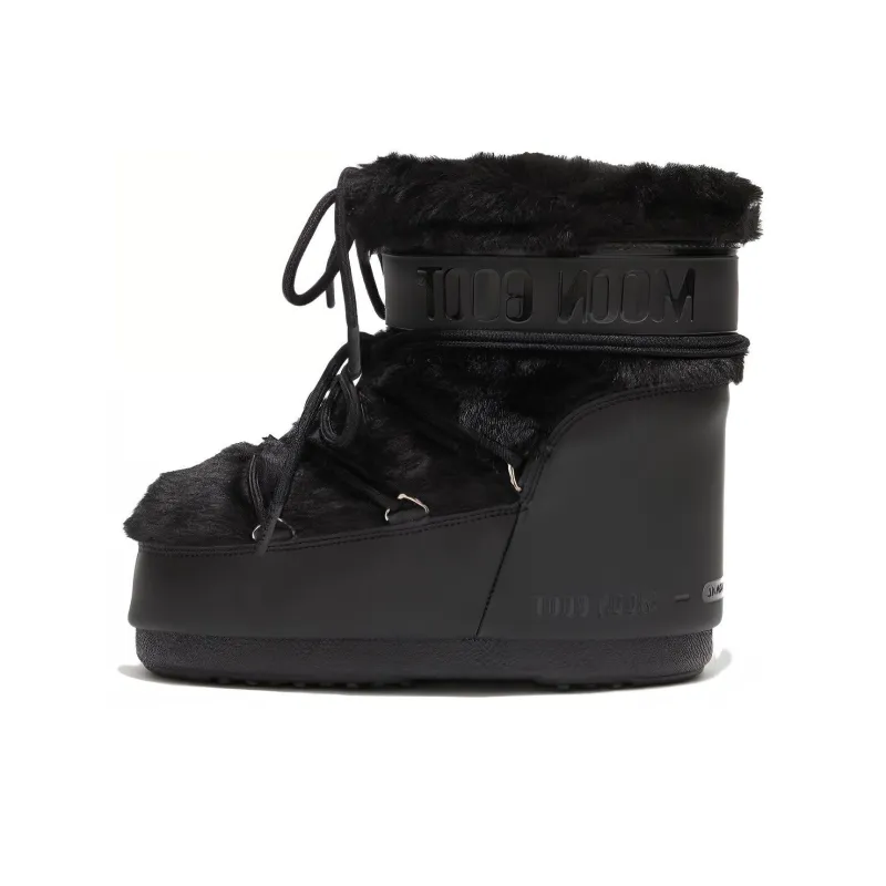 Moon Boot Icon Low Faux-Fur Lace-Up Boots-0