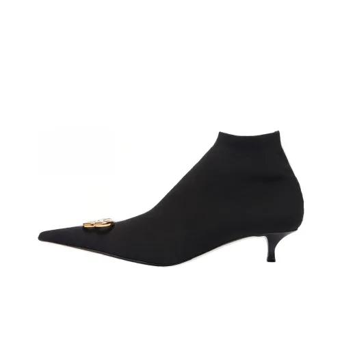 Balenciaga Knife Ankle Boots 4cm Women's Black