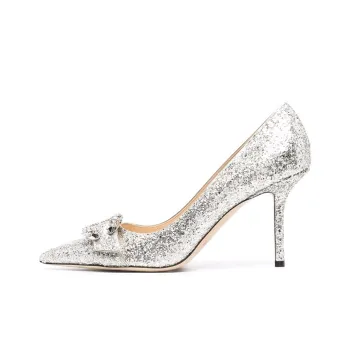 Jimmy Choo Saresa High Heels Women's Silver