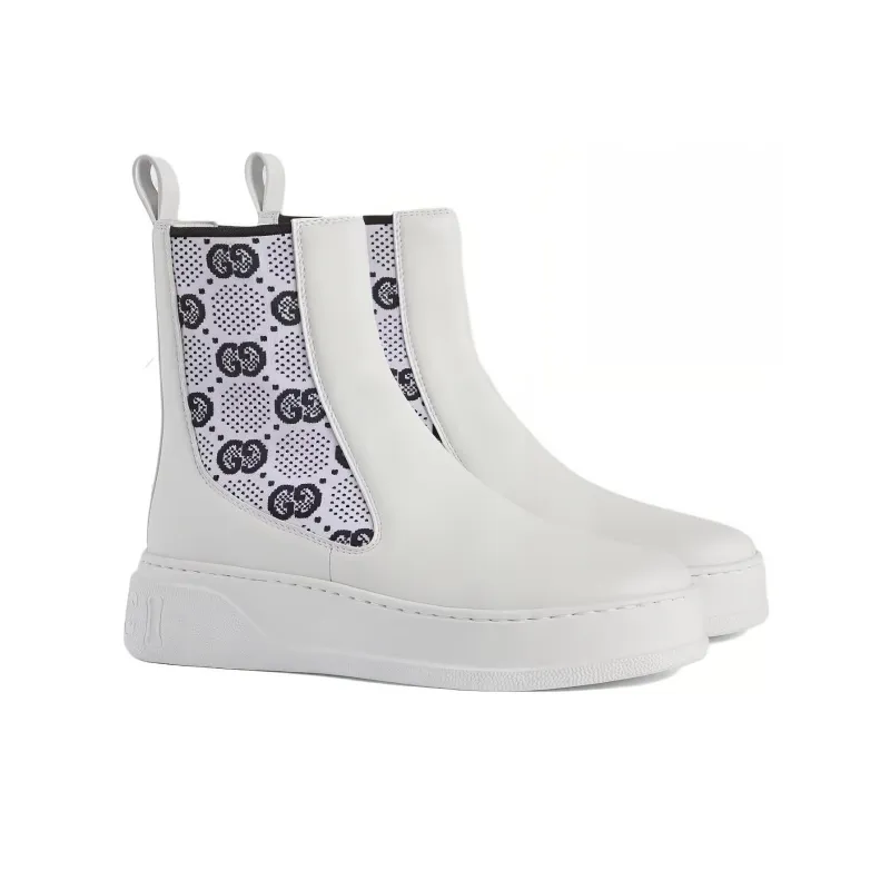 GUCCI GG Supreme Ankle Boots-1