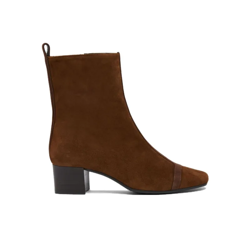 Carel Ankle Boots 4cm Women's Brown-1
