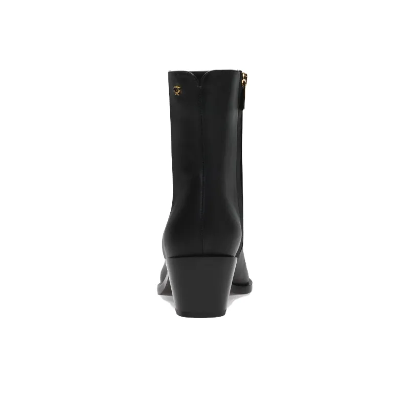 GIANVITO ROSSI Kinney Pointed-toe Ankle Boots-4