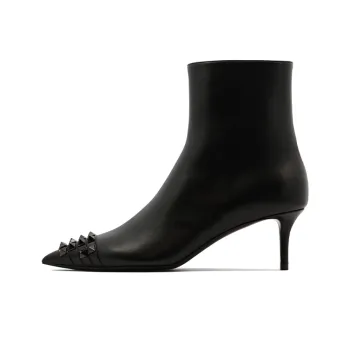 Valentino Rockstud Ankle Boots Women's Black