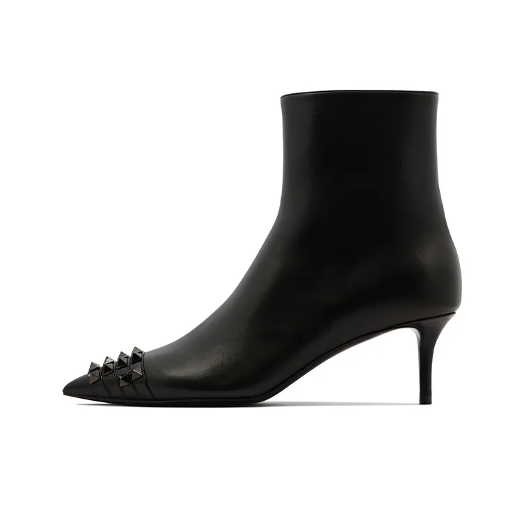 Valentino Rockstud Ankle Boots Women's Black-0