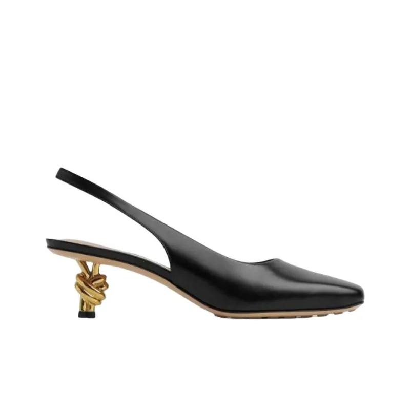 Bottega Veneta Knot High Heels 4.5cm Women's Black-1