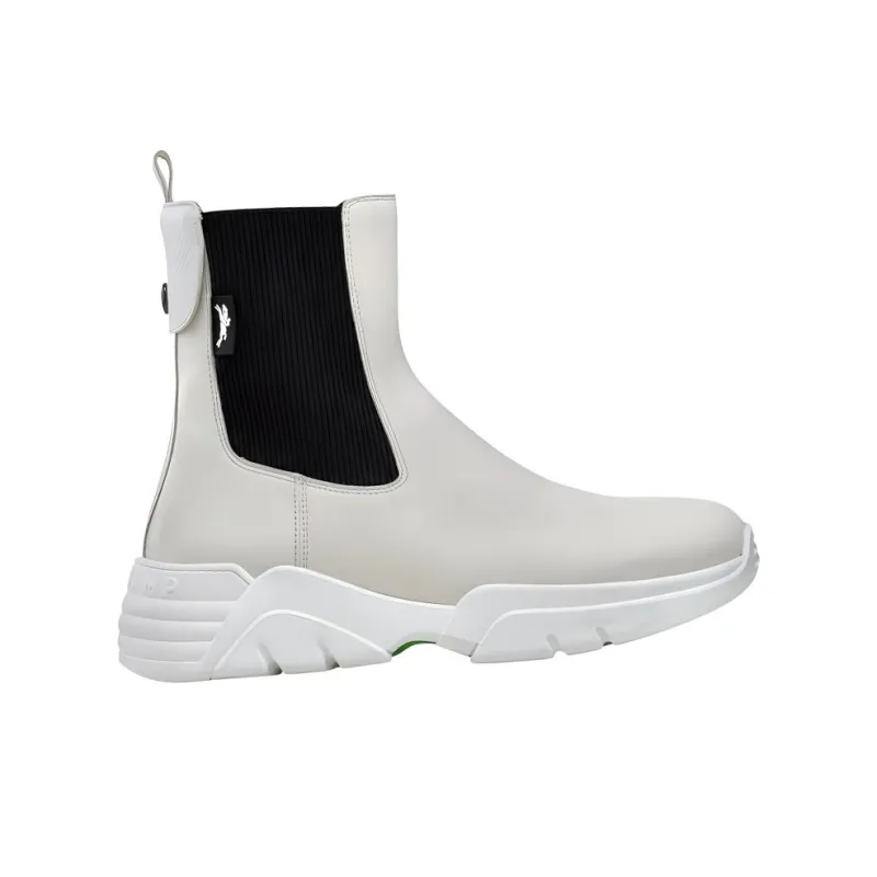 LONGCHAMP Freeminder Chelsea Boots Women's White-1