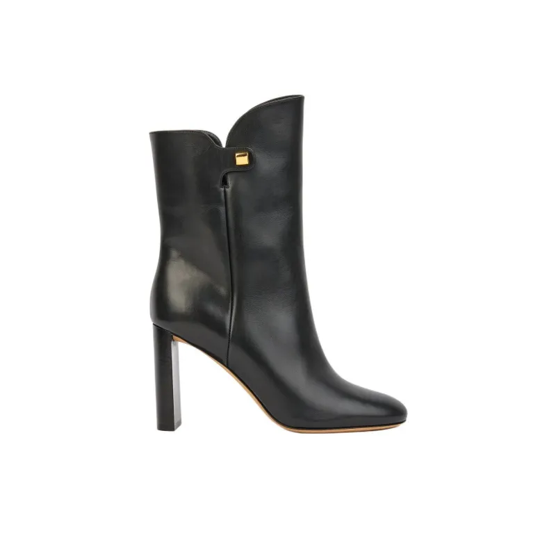 MAISON SKORPIOS Gabriella Cavallo Ankle Boots 9cm Women's Black-1