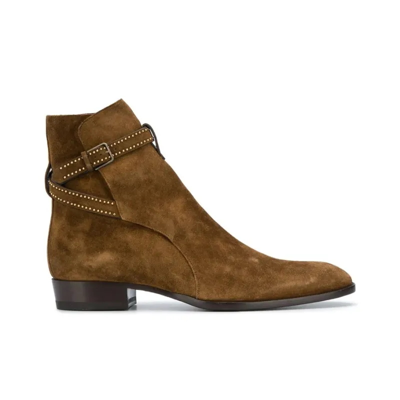 SAINT LAURENT Wyatt Ankle Boots-3