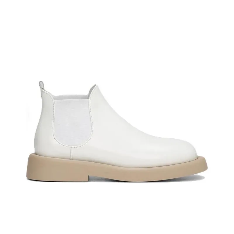 Marsèll Ankle-Length Chelsea Boots Men's White-1