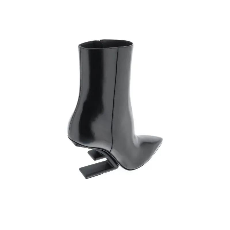 FENDI First F-Shaped Heel Ankle Boots Women's-3