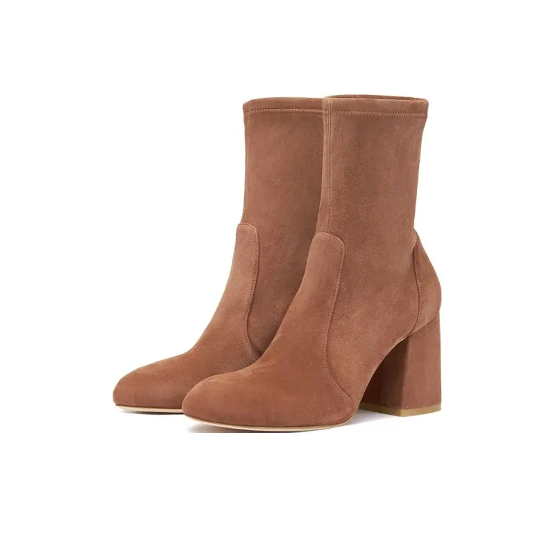 stuart weitzman 100mm Block-heel Boots-2