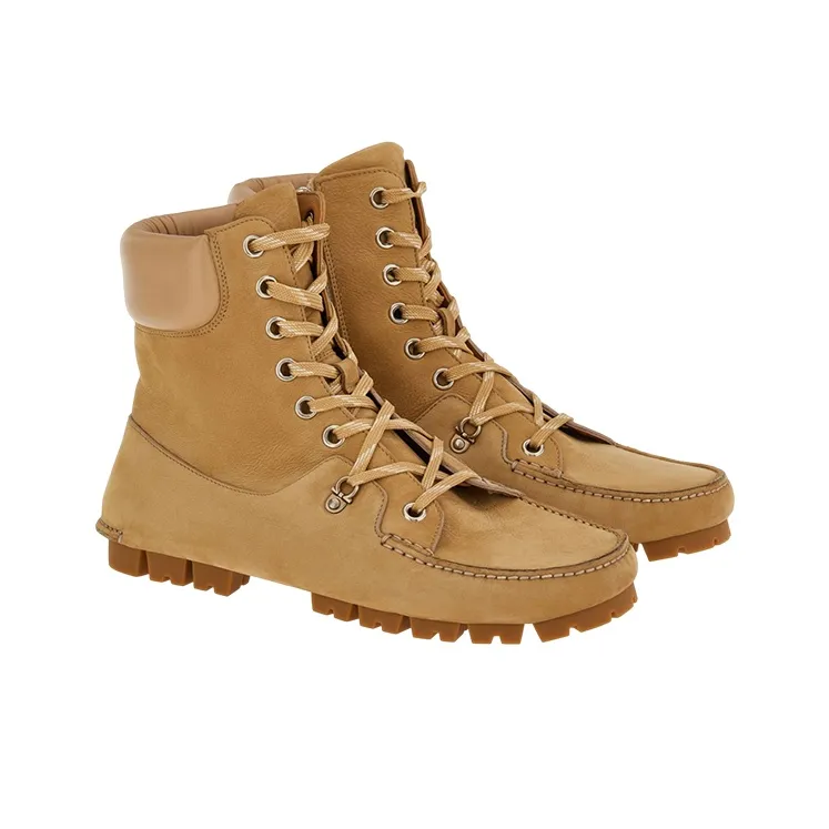 FERRAGAMO Ankle Boots Men's Beige-2