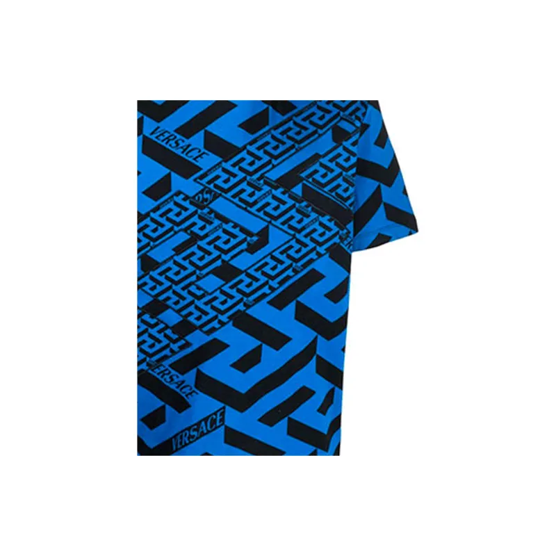 VERSACE T Shirt Men's Sapphire Blue-5