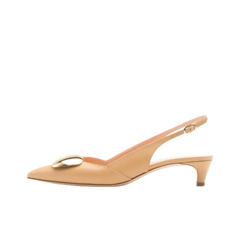 Rupert Sanderson Slim Heel High Heels 3cm Women's Sand-0