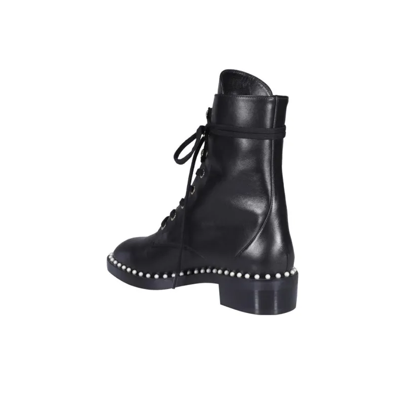 Stuart Weitzman/SW Crew Martin Boot Women's Black-3