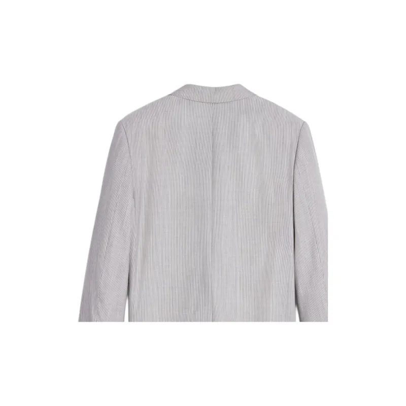 CELINE Jude Single Breasted Long Sleeved Blazer-5