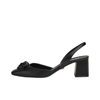 FANSIZHE La Medusa Chunky Heel High Heels Women's Black