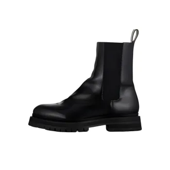 FRAME Short Chelsea Boots Men's Black