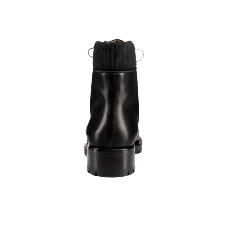 CL LUBOTING Louboutin Trapman Ankle Boots Men's Black-4