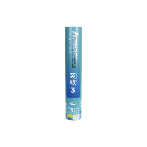 Kawasaki Breakthrough 3 Goose Feather Shuttlecock 12 Pack Goose Feather All Round Goose Feather Indoor Shuttlecocks